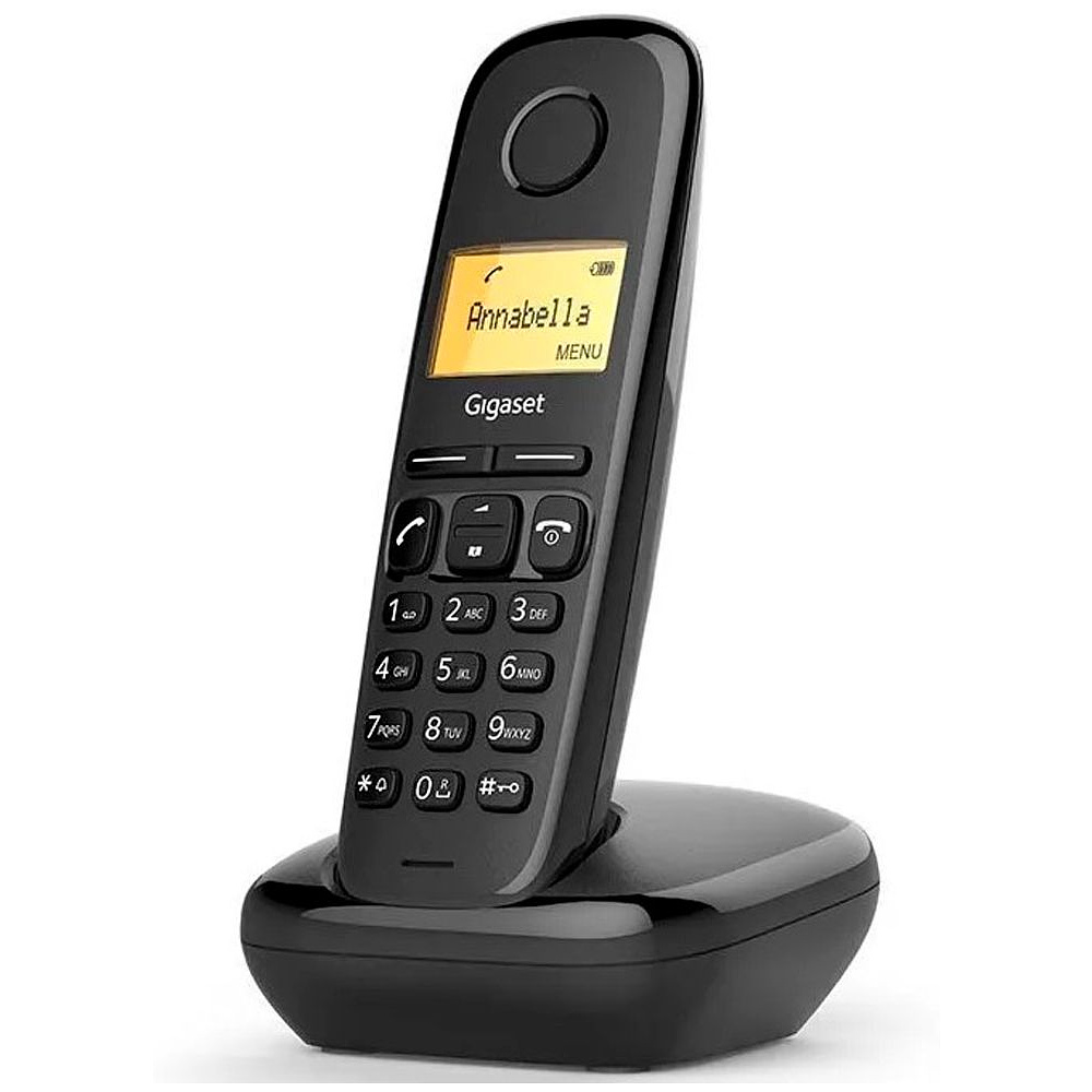 Телефонный аппарат GIGASET "A170", черный