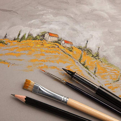 Блок-склейка "Paint'On" Gris, А5, 250 г/м2, 30 листов - 2