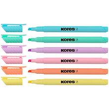 Набор маркеров текстовых "HighLiner Slim", 6 шт, ассорти