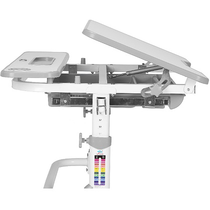 Комплект растущей мебели Fundesk "Cubby Botero": парта, стул, подставка для книг, LED-лампа, серый - 13