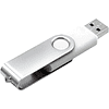 USB Flash 2.0 16 Gb VDF-008, пластик, метал, белый   - 2
