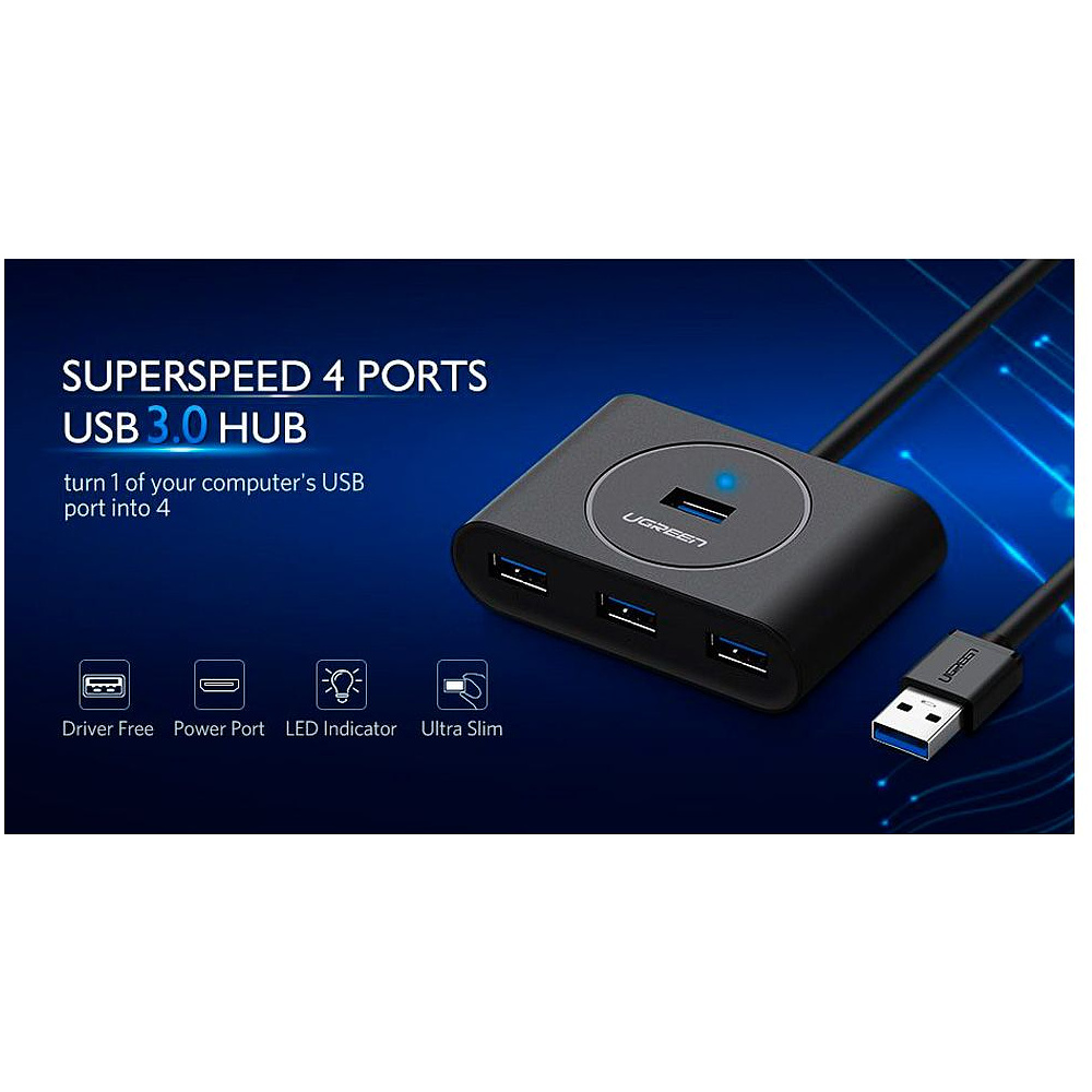 USB-хаб Ugreen CR113 - 6