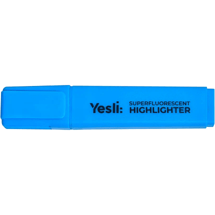 Маркер текстовый "Yesli:", голубой - 2