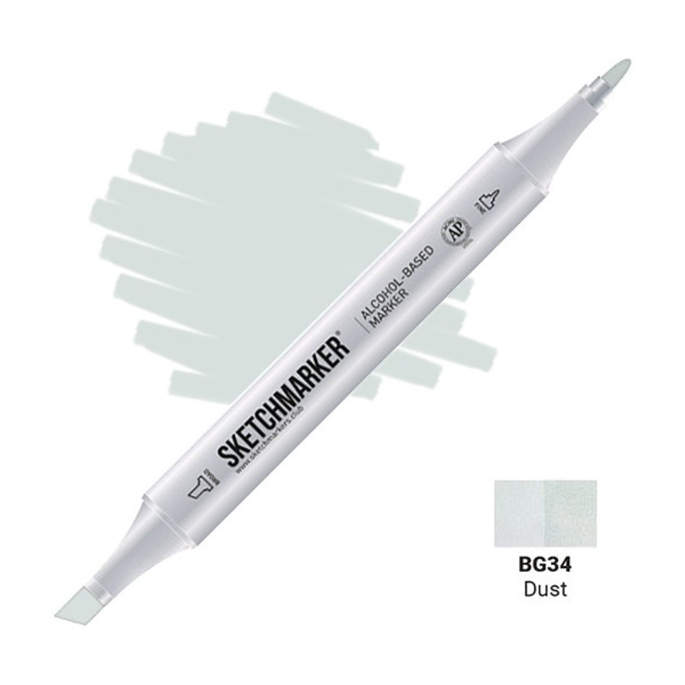 Маркер художественный "Brushmarker", двухсторонний, BG34 грязь