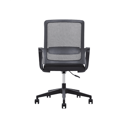 Кресло для персонала SitZone "U-0385 PL", ткань, пластик, черный, 2 шт/упак - 3