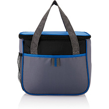 Сумка (сумка-холодильник) "Basic" полиэстер./полиэтилен., синий/серый