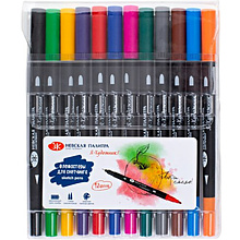 Фломастеры для скетчинга "Я-Художник!",  двусторонние, 12 цветов