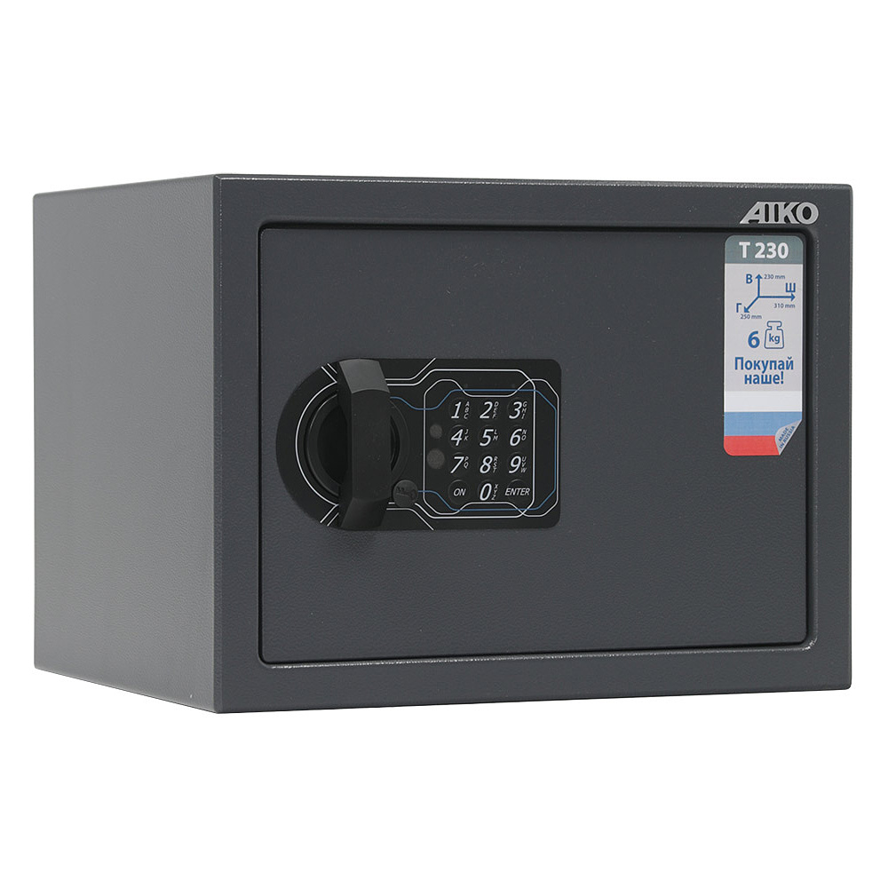 Мебельный сейф AIKO Т-230 EL, 230x310x250 мм - 2