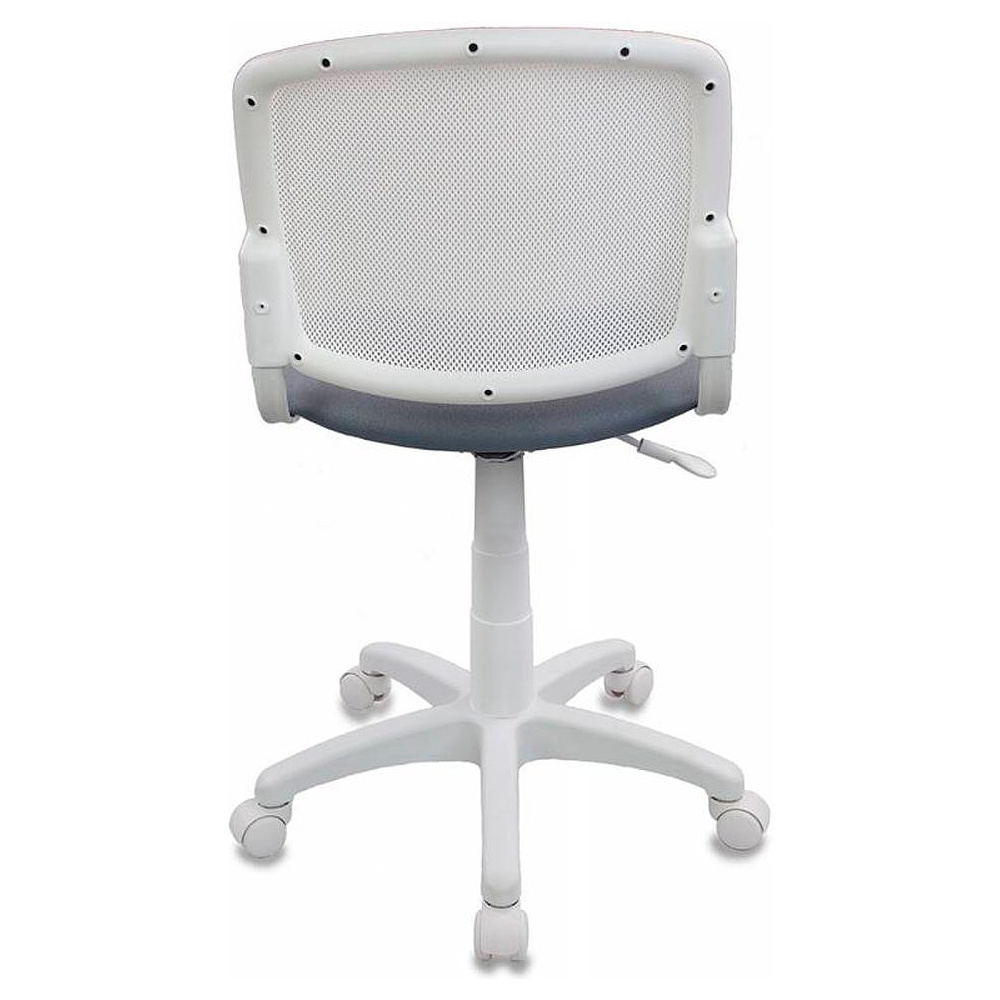 Кресло для детей Бюрократ "CH-W296NX/15-48", ткань, пластик, белый, серый - 4