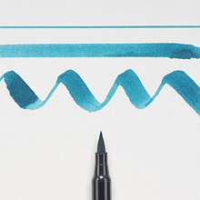 Маркер акварельный "Koi Color Brush", темно-зеленый