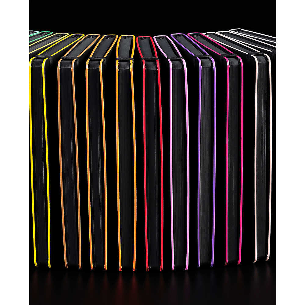 Блокнот "Black laser red", А5, 96 листов, черный, срез красный - 5