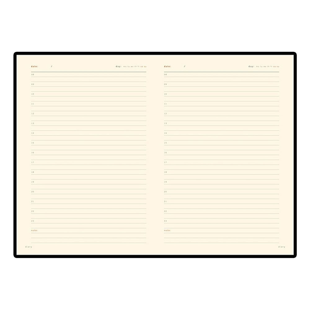 Ежедневник недатированный "Parliament", А5, 352 страницы, темно-серый - 2