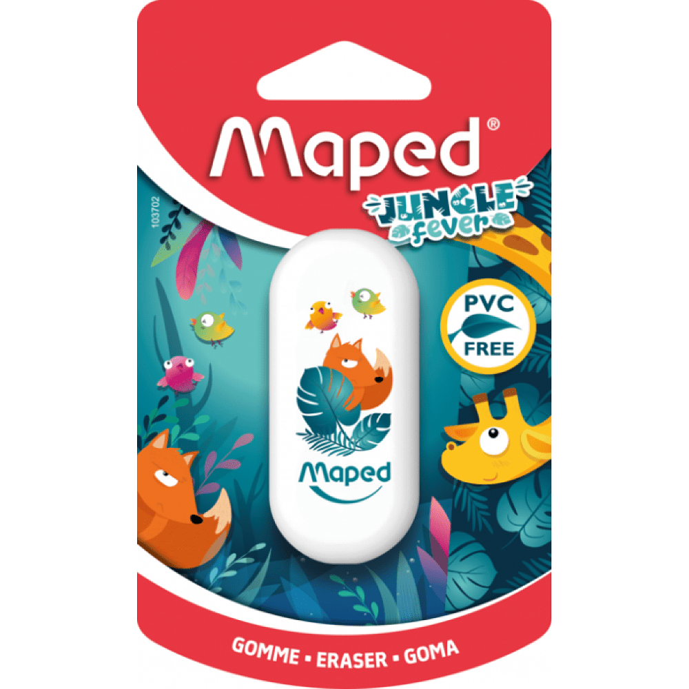 Ластик Maped "Jungle fever", 1 шт, белый - 3