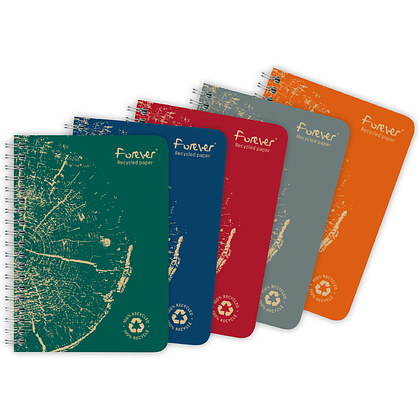 Блокнот Clairefontaine "Forever Premium", А6, 60 листов, клетка, ассорти