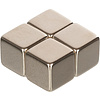 Кнопки магнитные "Куб", 10x10 мм, 4 шт., для досок, серебристый - 2