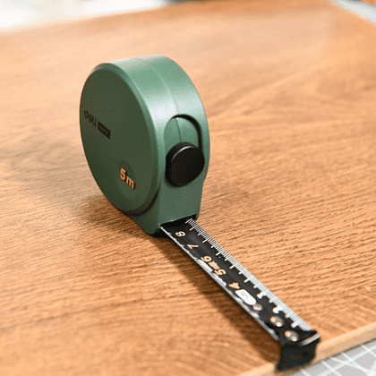 Рулетка Deli HS EHT8519L, 5 м х 19 мм, Soft Touch, зеленый - 3