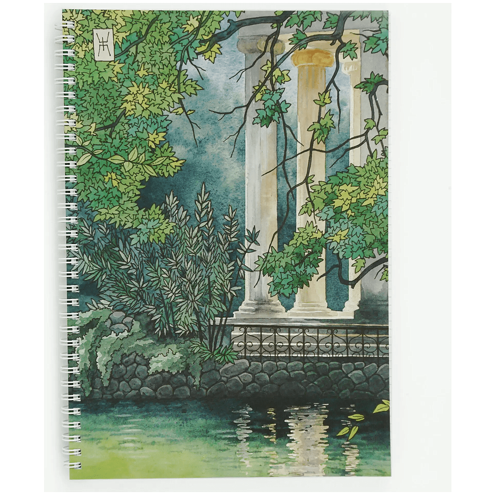 Тетрадь "Акварель (Эксклюзив)", А4, 96 листов, клетка, спираль сбоку, зеленый - 3