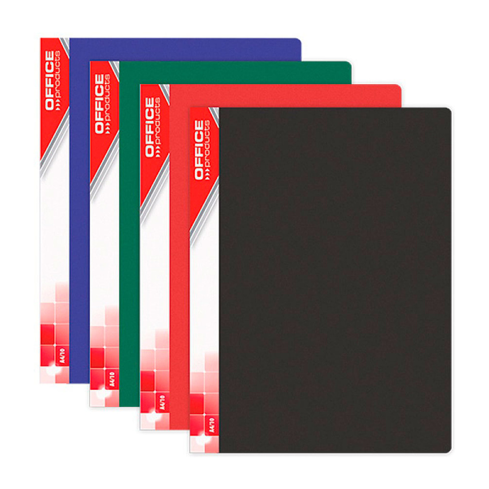 Папка c файлами "Office Product", 30 карманов, черный - 2