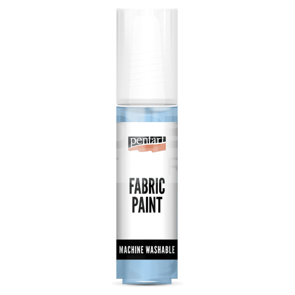 Краски для текстиля "Pentart Fabric paint", светло-голубой, банка