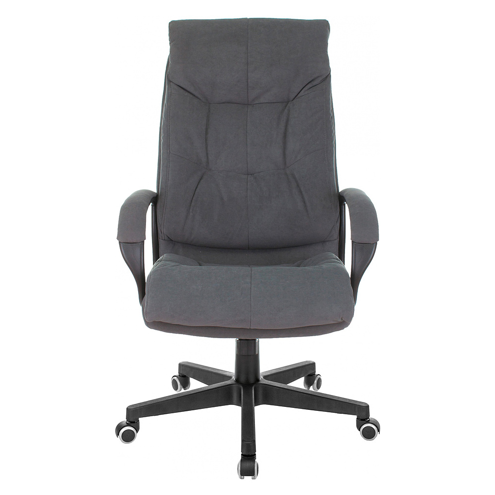 Кресло для руководителя Бюрократ CH-824 Fabric, ткань, пластик, серый - 2