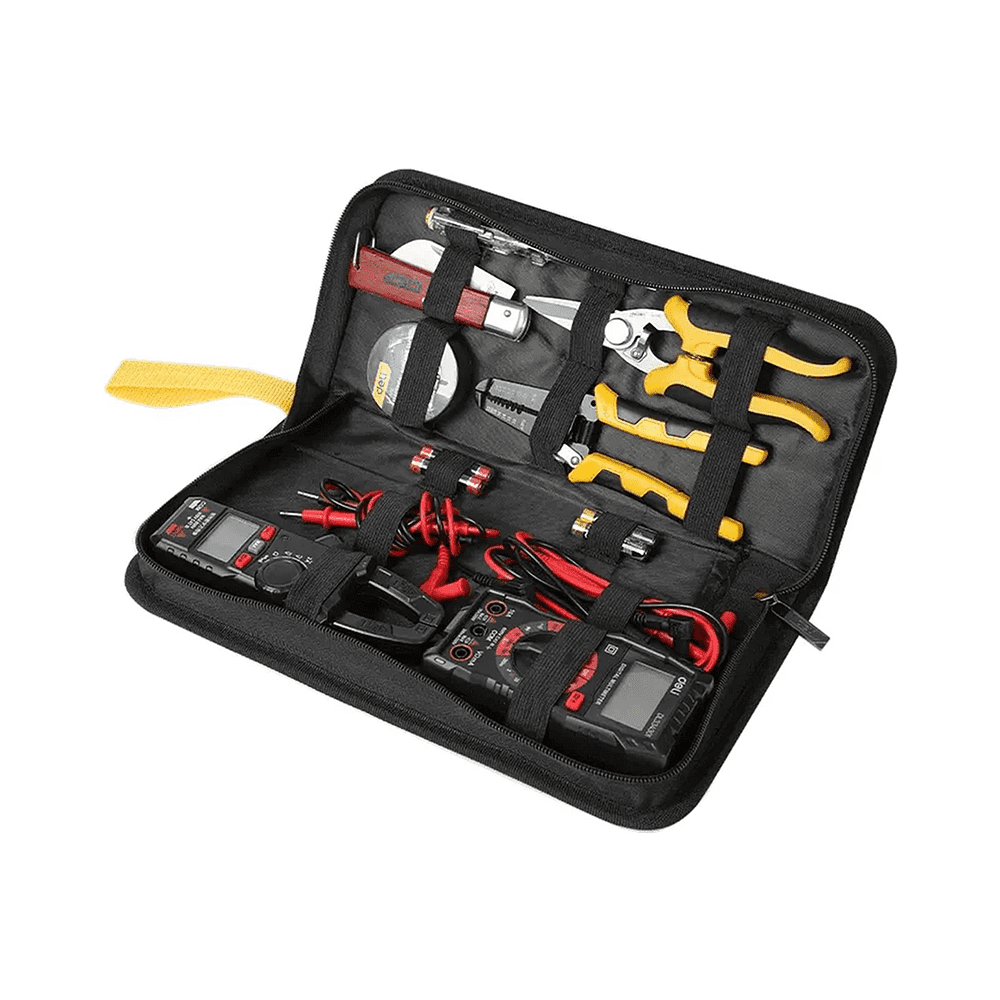 Набор инструментов "Deli", 7 предметов, сумка, черный