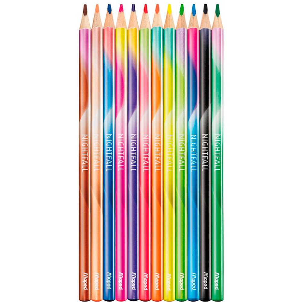 Цветные карандаши Maped "Nightfall", 12 цветов - 3