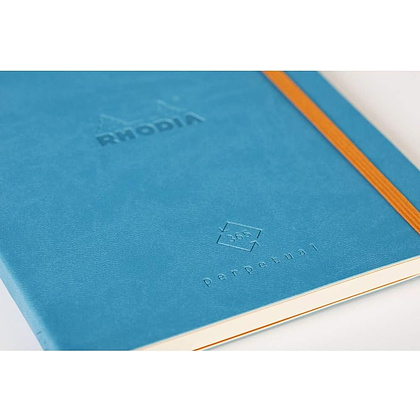 Еженедельник недатированный Clairefontaine Rhodia "Rhodiarama Perpetual", 148x210 мм, 128 страниц, бирюзовый - 8