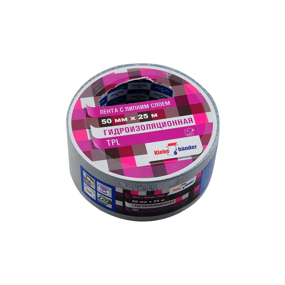 Клейкая лента "Klebebander", 50x25 мм/м