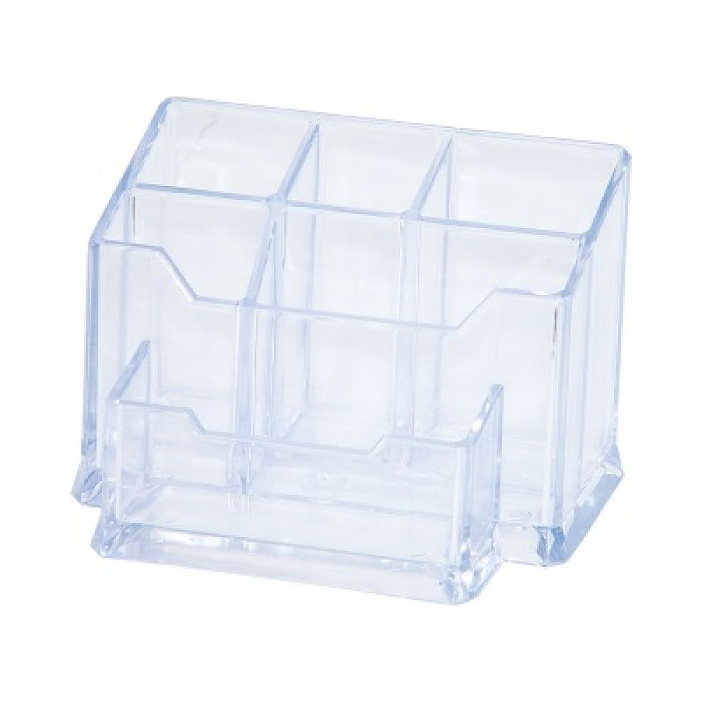 Подставка для канцелярских мелочей «Donau», 155x105x101 мм, прозрачный