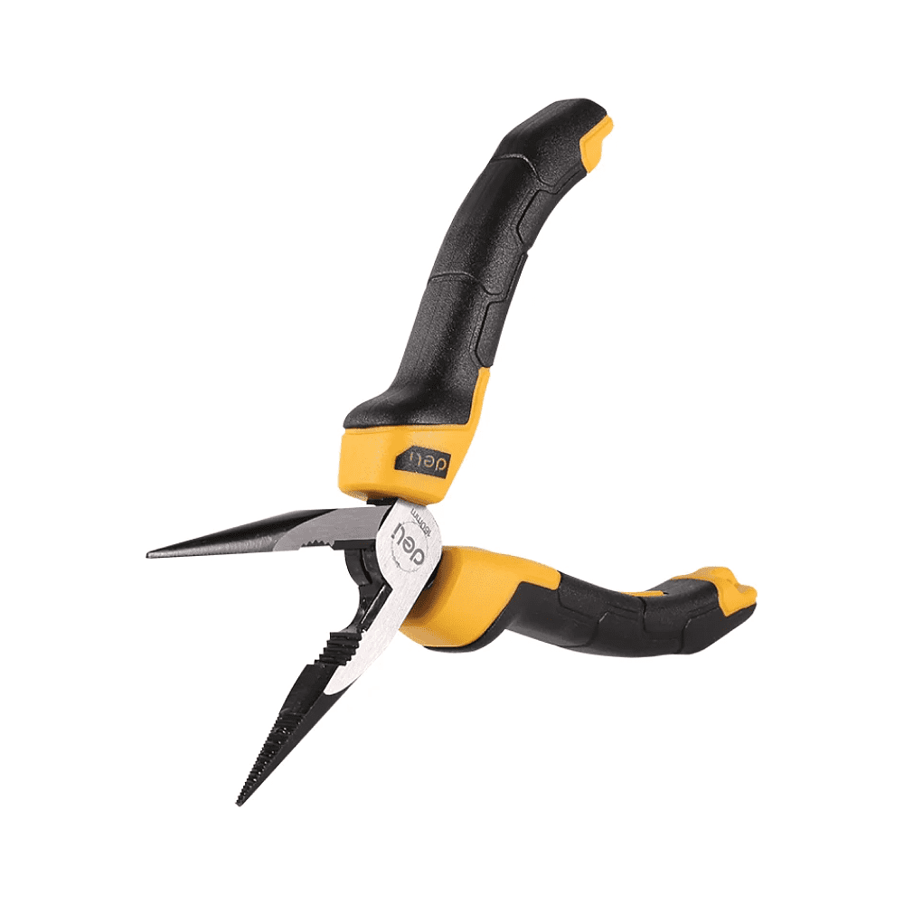 Длинногубцы Deli YS EDL2106Z, 160 мм, 2-х компонентные рукоятки - 8