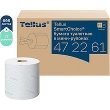 Бумага туалетная Tellus Комфорт TP9 SmartChoice, в мини-рулонах, 118,2 м, 2 слоя