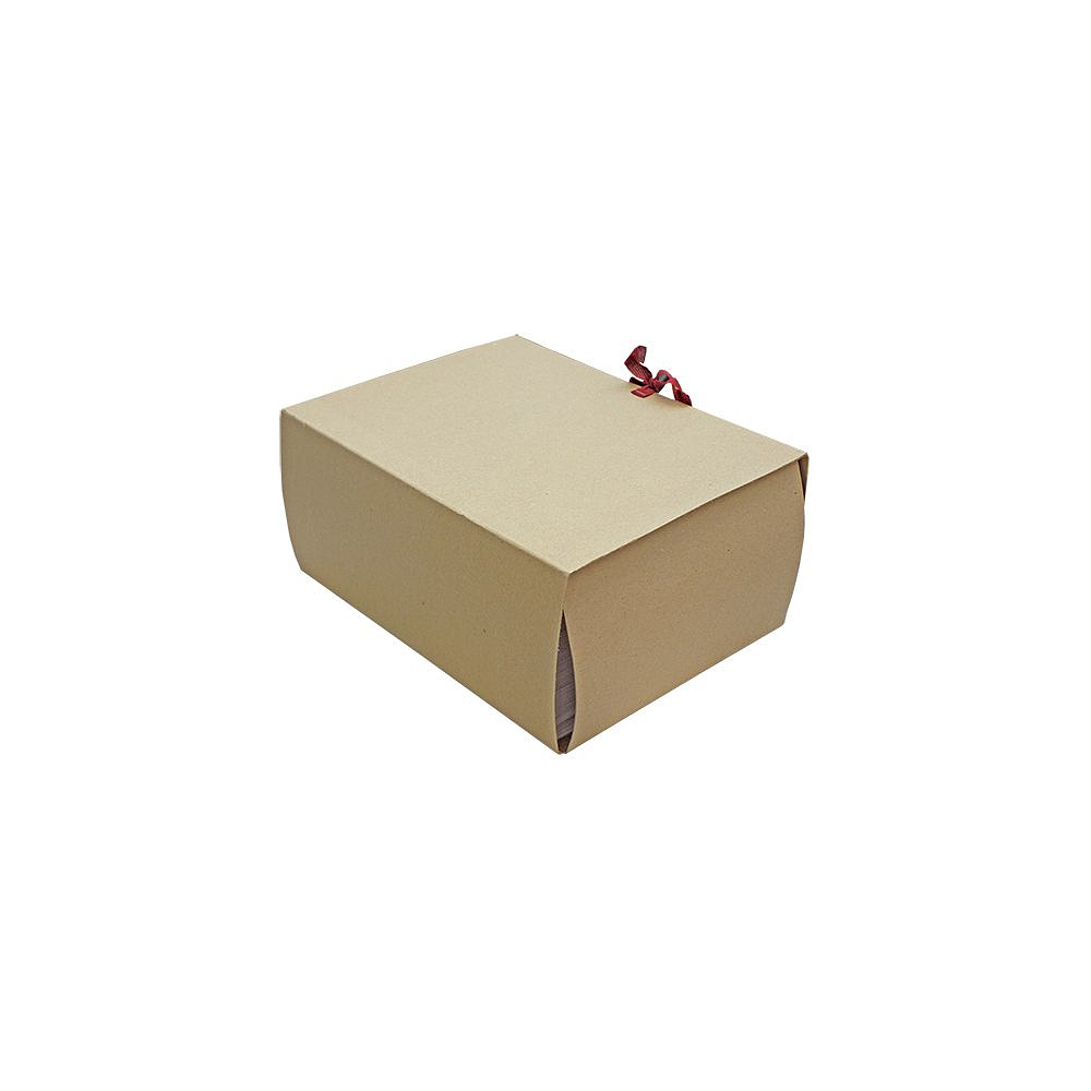 Папка-скоросшиватель с завязками, 120 мм, 4 завязки, крафт