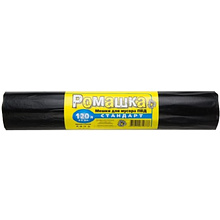 Мешки для мусора Ромашка Стандарт, 120 л