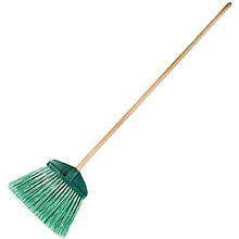 Метла полипропиленовая плоская "Гардена" с черенком