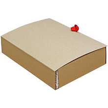 Папка для бумаг с завязками, 70 мм, 4 завязки, крафт