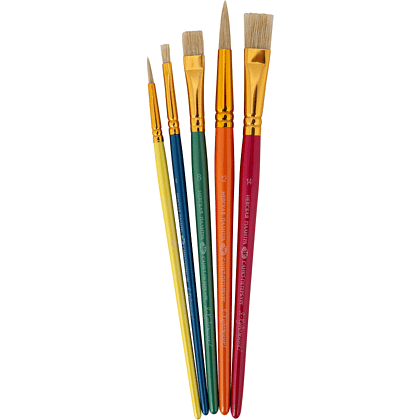 Кисть "Я-Художник!", щетина, 5 шт