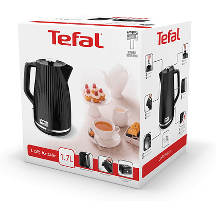 Электрочайник Tefal Loft KO250830, пластик, черный - 6
