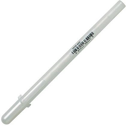 Ручка гелевая "Gelly Roll Glaze", 0.6 мм, прозрачный, стерж. белый