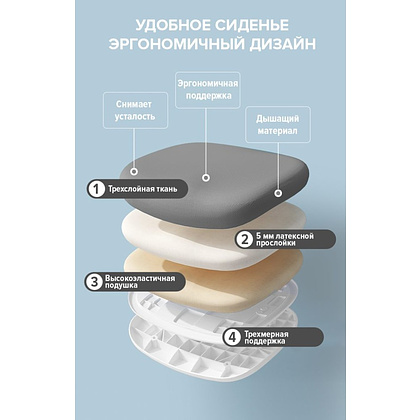 Кресло детское Everprof Kids 102, ткань, пластик, темно-серый - 9