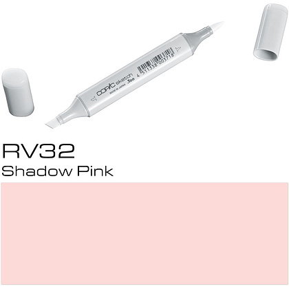 Маркер перманентный "Copic Sketch", RV-32 розовая тень