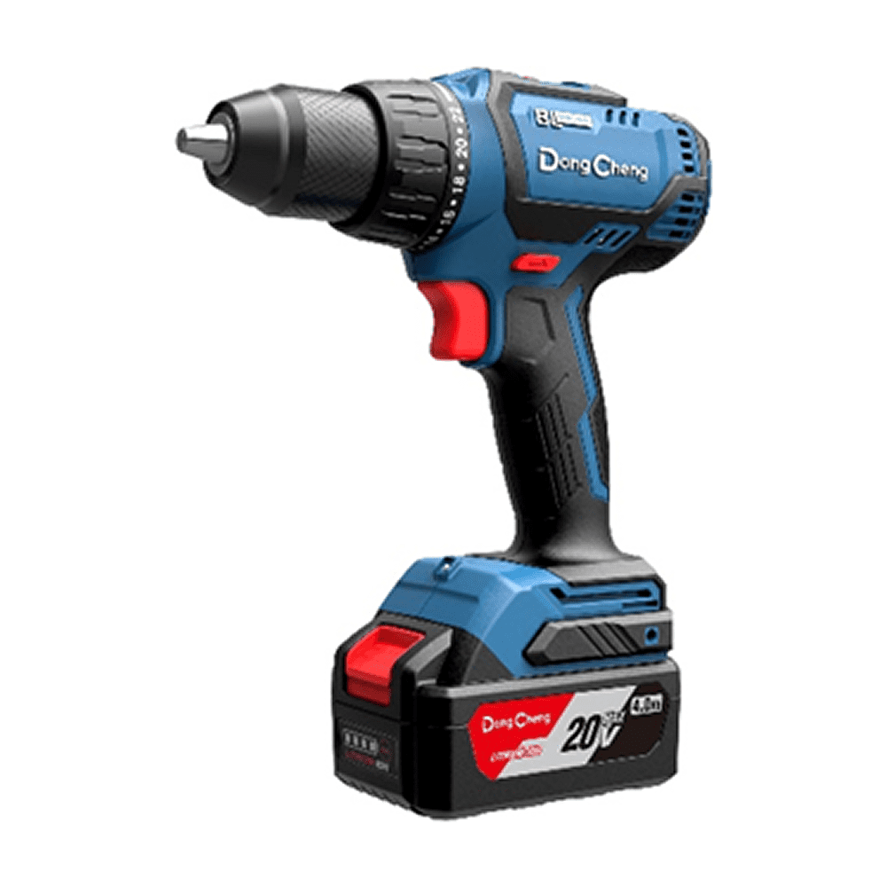 Аккумуляторная дрель-шуруповерт DongCheng DCJZ04-13 (TYPE AM), 20 В, 600 Вт, 60 НМ, 2 Ач, З/У 2 А