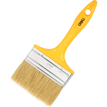 Кисть малярная Deli YS EDL509139, плоская, 4"-100 мм, смешанная щетина