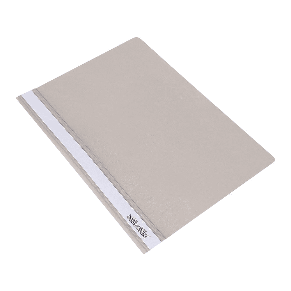 Папка-скоросшиватель "Inter-folia", А4, серый