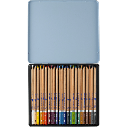 Карандаш акварельный "Белые ночи", набор 24 цветов, жестяной пенал - 3