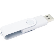 USB Flash накопитель 2.0 16 Gb VDF-008 СС, пластик, металл, белый