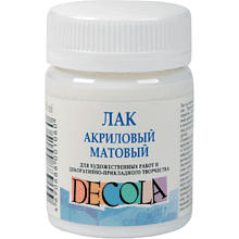 Лак акриловый "Decola", матовый
