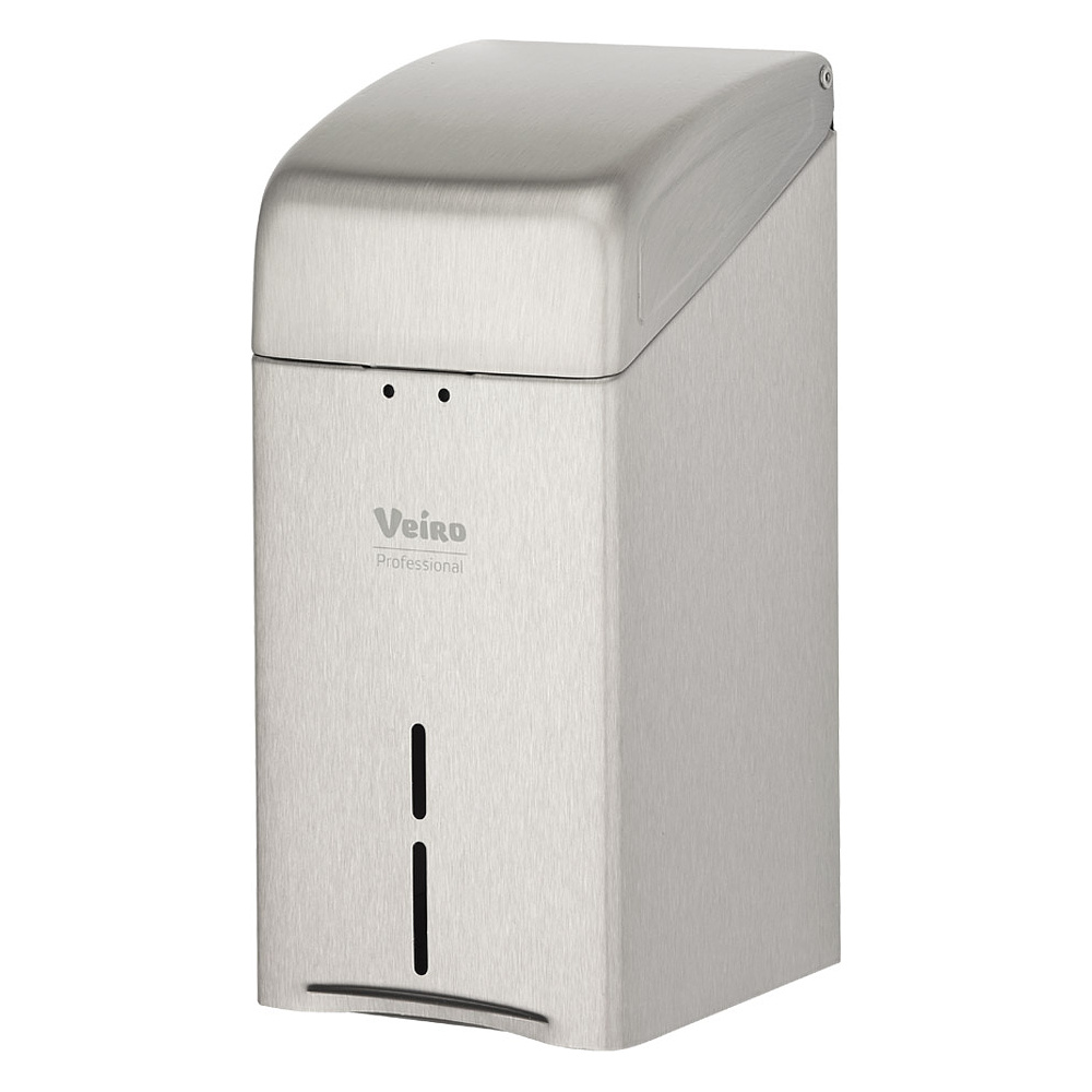 Диспенсер Veiro Professional "L-ONE Steel" для туалетной бумаги листовой, серебристый - 2