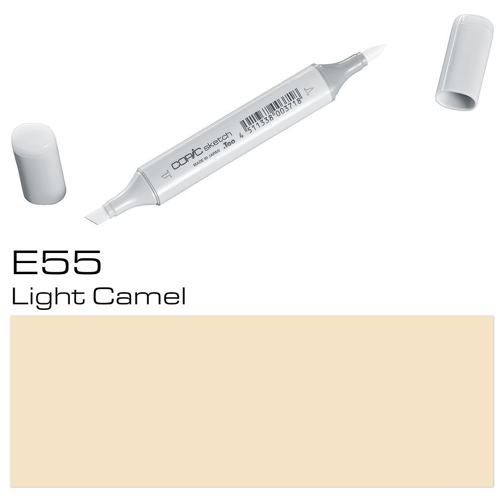 Маркер перманентный "Copic Sketch", E-55 светлая карамель