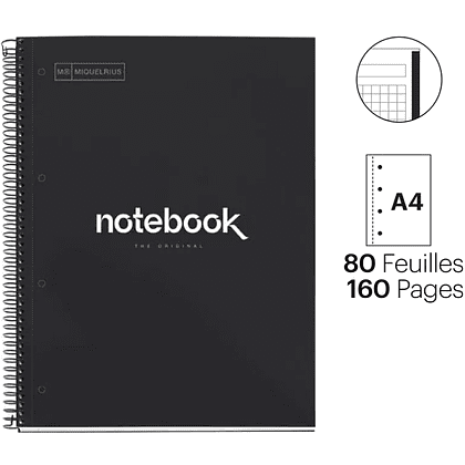 Тетрадь "Emotions", A4, 80 листов, клетка, черный - 2