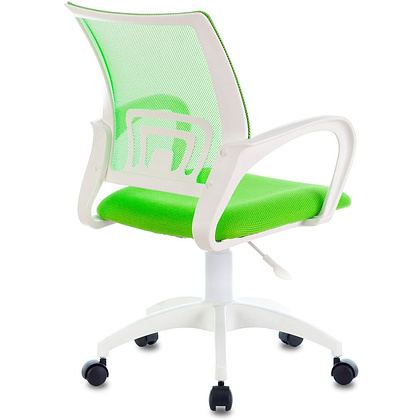 Кресло Бюрократ "CH-W695NLT", сетка, ткань, пластик, салатовый - 4